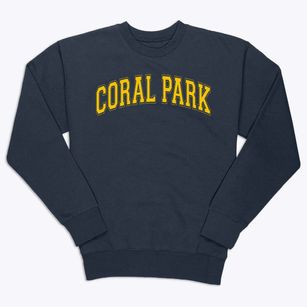 Coral Park Elementary School Varsity Arch Premium Crewneck Sweatshirt