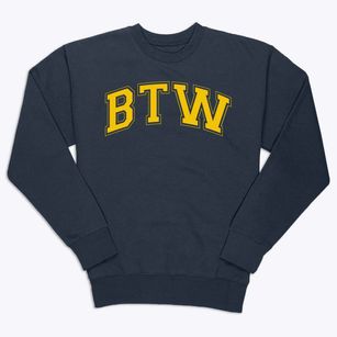 Booker T. Washington High School Varsity Arch Premium Crewneck Sweatshirt
