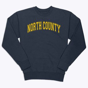 North County K-8 Center Varsity Arch Premium Crewneck Sweatshirt