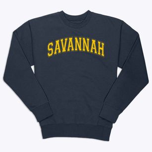 Savannah Seventh Day Adventist School Varsity Arch Premium Crewneck Sweatshirt