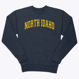 North Idaho Christian School Varsity Arch Premium Crewneck Sweatshirt