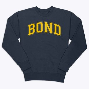 Bond Elementary School Varsity Arch Premium Crewneck Sweatshirt
