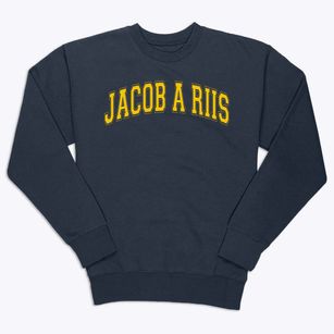 Jacob A Riis School Varsity Arch Premium Crewneck Sweatshirt