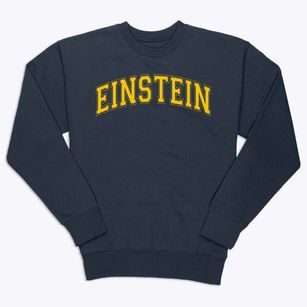 Albert Einstein Elementary School Varsity Arch Premium Crewneck Sweatshirt
