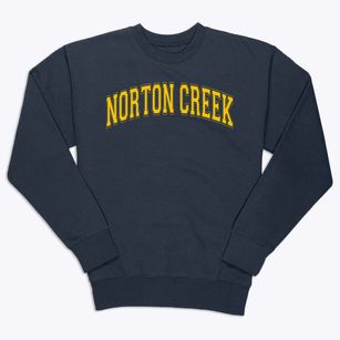 Norton Creek Elementary School Varsity Arch Premium Crewneck Sweatshirt