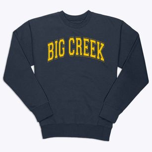 Big Creek Elementary School Varsity Arch Premium Crewneck Sweatshirt