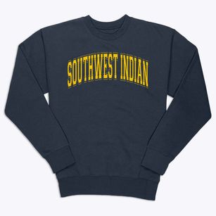 Southwest Indian Living Word Academy Varsity Arch Premium Crewneck Sweatshirt