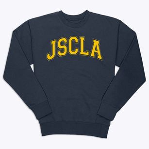 Js Clark Leadership Academy Varsity Arch Premium Crewneck Sweatshirt