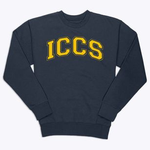 Immaculate Conception Cathedral School Varsity Arch Premium Crewneck Sweatshirt