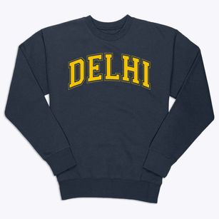 Delhi High School Varsity Arch Premium Crewneck Sweatshirt