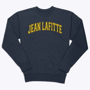 Jean Lafitte Elementary School Varsity Arch Premium Crewneck Sweatshirt