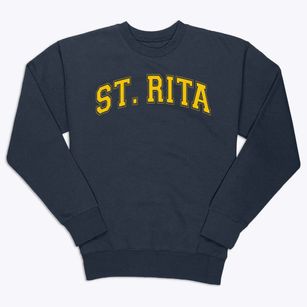Saint Rita School Varsity Arch Premium Crewneck Sweatshirt