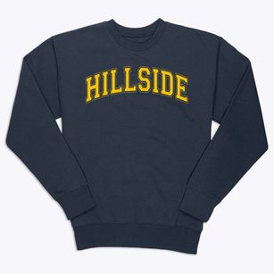 Hillside Mennonite School Varsity Arch Premium Crewneck Sweatshirt