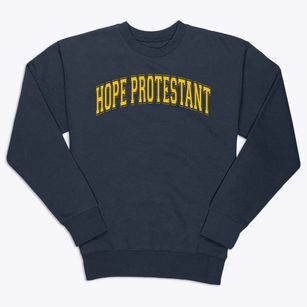 Hope Protestant Christian School Varsity Arch Premium Crewneck Sweatshirt