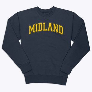 Midland High School Varsity Arch Premium Crewneck Sweatshirt