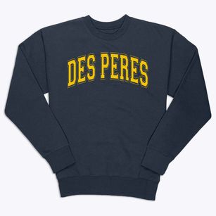 Des Peres Montessori School Varsity Arch Premium Crewneck Sweatshirt