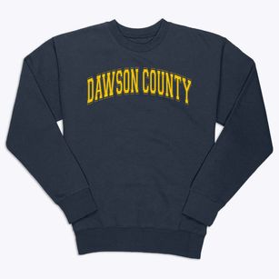 Dawson County District 19 School Varsity Arch Premium Crewneck Sweatshirt