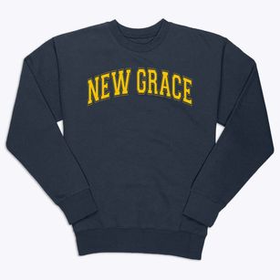 New Grace Center Varsity Arch Premium Crewneck Sweatshirt