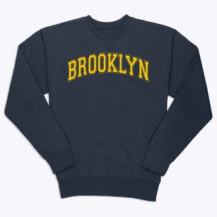 Brooklyn Temple Sda Elementary School Varsity Arch Premium Crewneck Sweatshirt