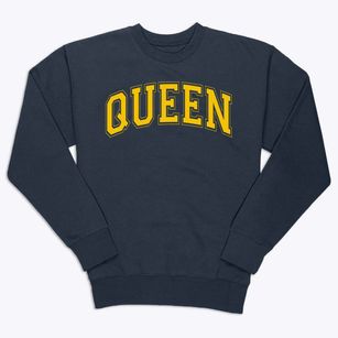 Queen Of All Saints School Varsity Arch Premium Crewneck Sweatshirt