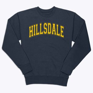 Hillsdale Middle School Varsity Arch Premium Crewneck Sweatshirt