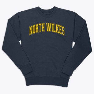 North Wilkes Middle School Varsity Arch Premium Crewneck Sweatshirt