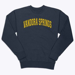 Vandora Springs Elementary School Varsity Arch Premium Crewneck Sweatshirt