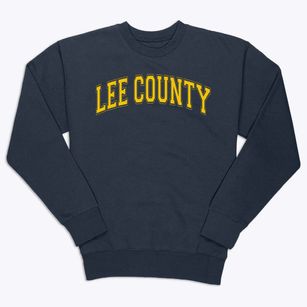 Lee County High School Varsity Arch Premium Crewneck Sweatshirt