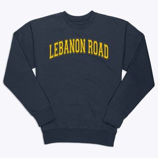 Lebanon Road Elementary School Varsity Arch Premium Crewneck Sweatshirt