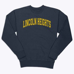 Lincoln Heights Elementary School Varsity Arch Premium Crewneck Sweatshirt