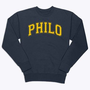 Philo School Of Discovery & Exploration Varsity Arch Premium Crewneck Sweatshirt