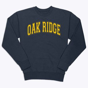 Oak Ridge Elementary School Varsity Arch Premium Crewneck Sweatshirt