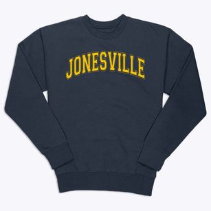 Jonesville Elementary School Varsity Arch Premium Crewneck Sweatshirt
