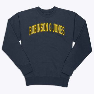 Robinson G Jones School Varsity Arch Premium Crewneck Sweatshirt