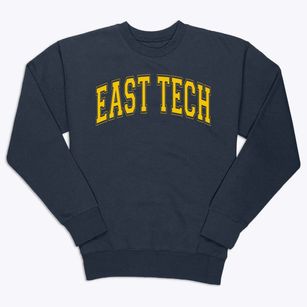 East Technical High School Varsity Arch Premium Crewneck Sweatshirt