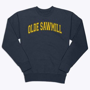 Olde Sawmill Elementary School Varsity Arch Premium Crewneck Sweatshirt