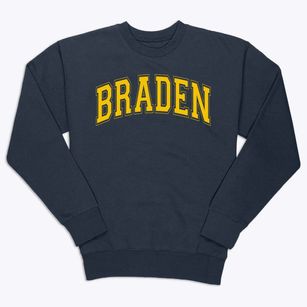 Braden Middle School Varsity Arch Premium Crewneck Sweatshirt