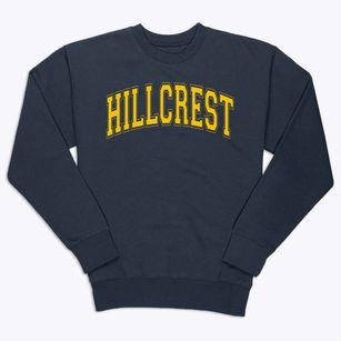 Hillcrest Elementary School Varsity Arch Premium Crewneck Sweatshirt