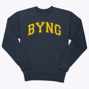 Byng Junior High School Varsity Arch Premium Crewneck Sweatshirt