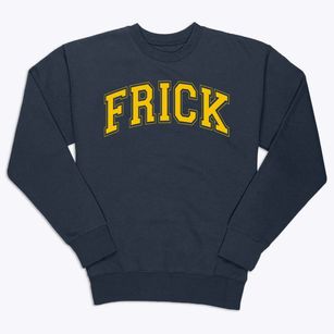 Frick International Studies Academy Varsity Arch Premium Crewneck Sweatshirt