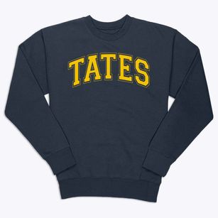 Tates School Of Discovery Varsity Arch Premium Crewneck Sweatshirt