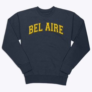 Bel Aire Elementary School Varsity Arch Premium Crewneck Sweatshirt