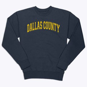 Dallas County Juvenile Justice Charter Varsity Arch Premium Crewneck Sweatshirt