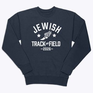 Jewish Community High School Track and Field Premium Crewneck Sweatshirt