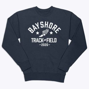 Bayshore Elementary School Track and Field Premium Crewneck Sweatshirt