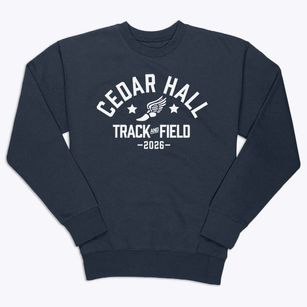 Cedar Hall Elementary School Track and Field Premium Crewneck Sweatshirt