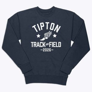 Tipton Senior High School Track and Field Premium Crewneck Sweatshirt
