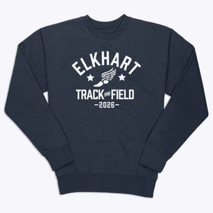 Elkhart Middle School Track and Field Premium Crewneck Sweatshirt