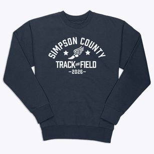 Simpson County Early Childhood Center Track and Field Premium Crewneck Sweatshirt
