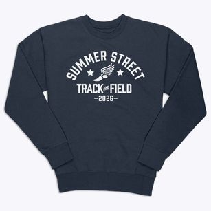 Summer Street School Track and Field Premium Crewneck Sweatshirt